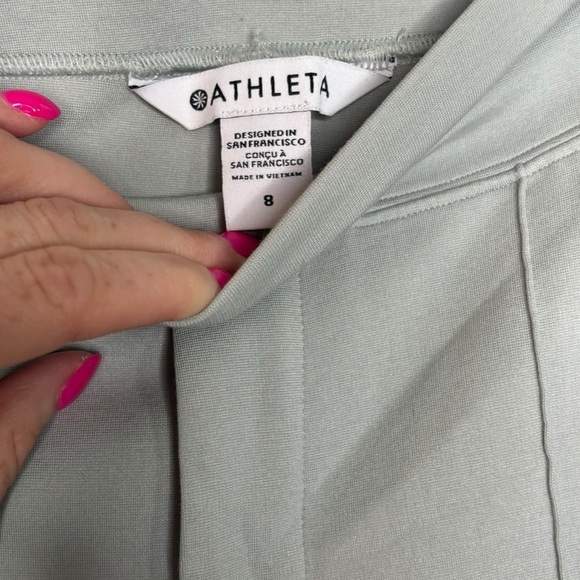 Athleta Eastbound Wide Leg Pant Size 8 Light Blue - Picture 6 of 16